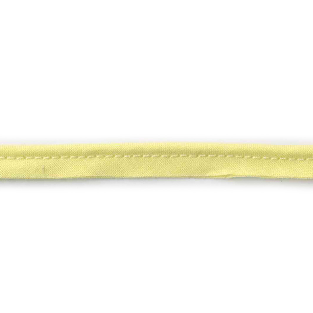 Bomuld piping, pastel gul - Balsløw