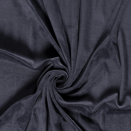 Velour, ensfarvet 1500 mm, marine blå - Balsløw