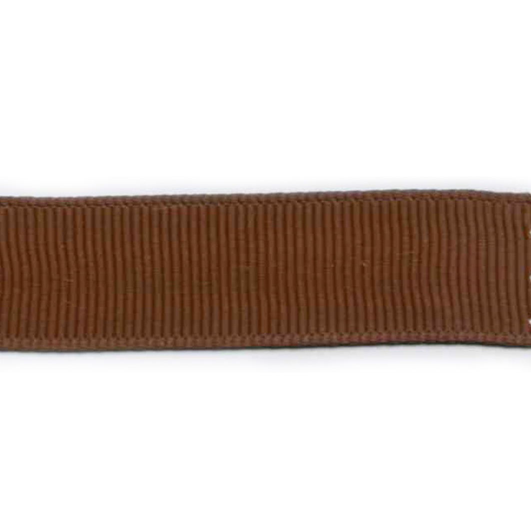 Grosgrain bånd, 25mm, brun - Balsløw