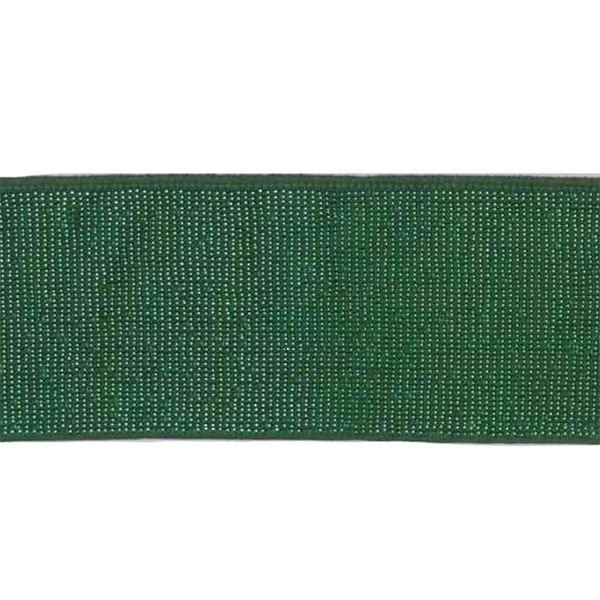 Elastiske bånd m/Lurex 40 mm., grøn