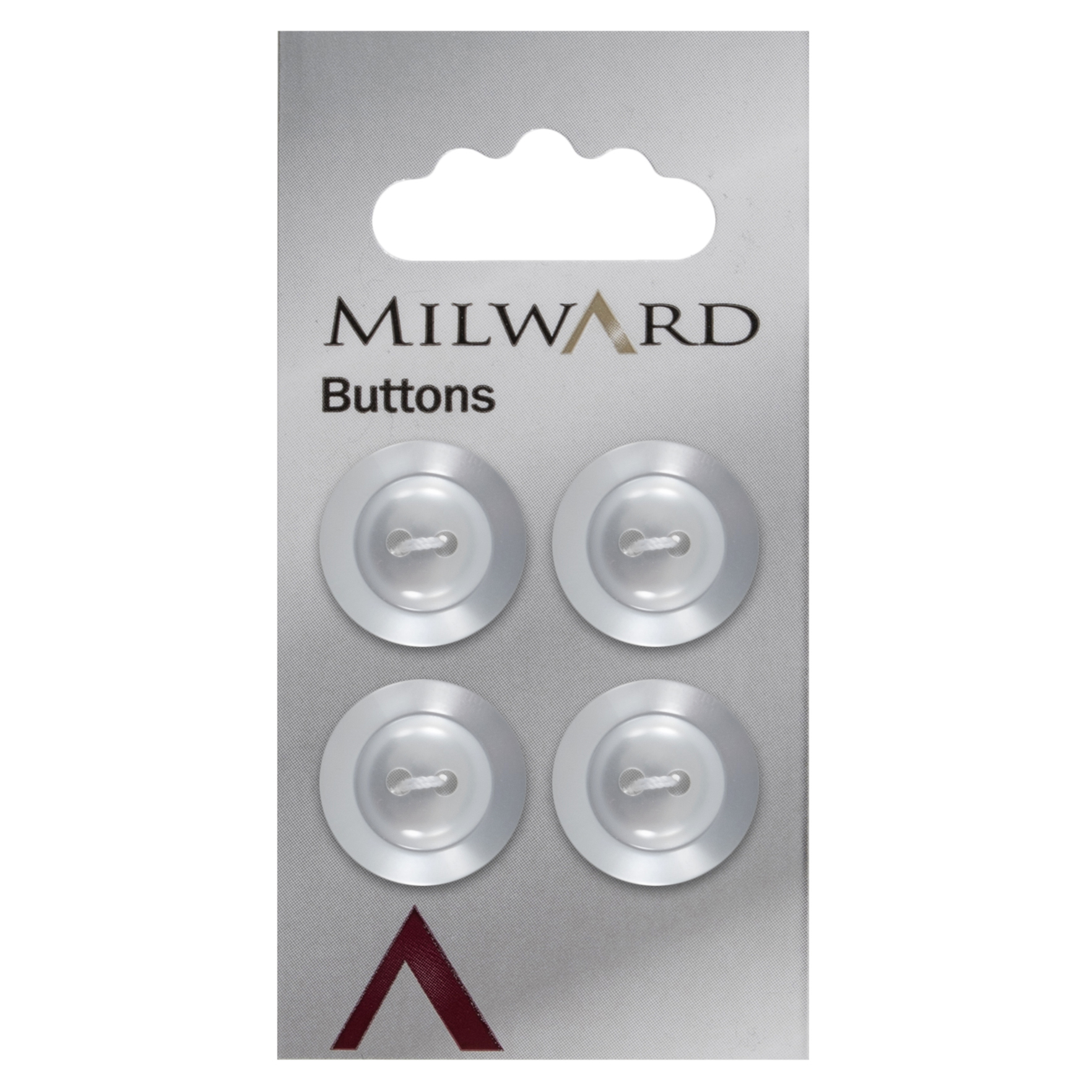 Knapper, hvid, rund, 19 mm 00284A - Balsløw