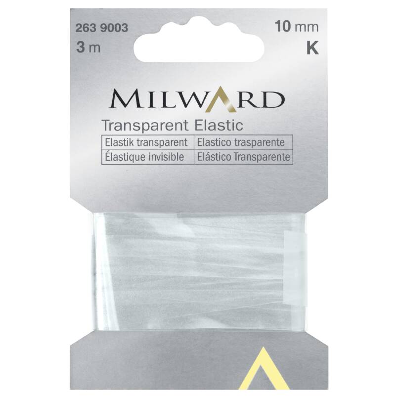 Elastik, transparent, 10 mm, (2639003)