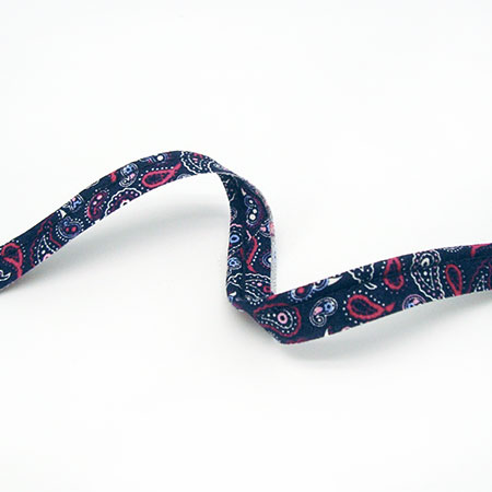 Poplin paisley piping - Balsløw