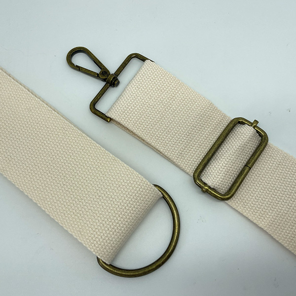 Spænde, D-ring, 50 mm, sølv