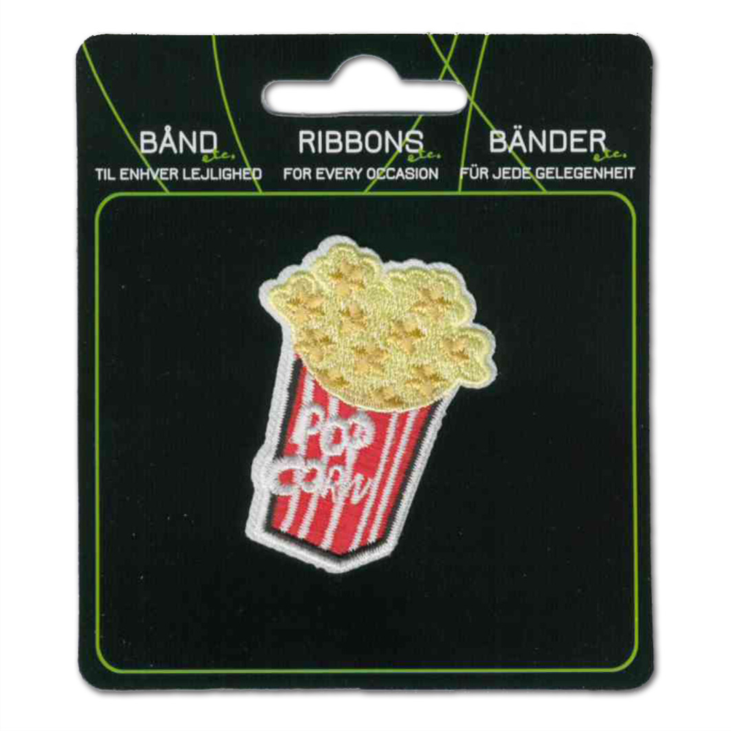 Strygemærke popcorn, 40x55 mm - Balsløw