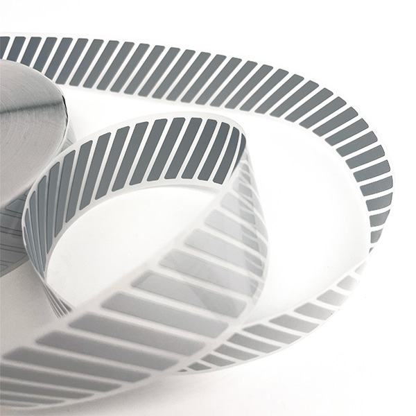 Refleks bånd med striber, Iron-on, 30 mm