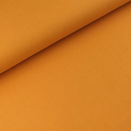 Canvas stof, bomuld, ensfarvet, orange - Balsløw