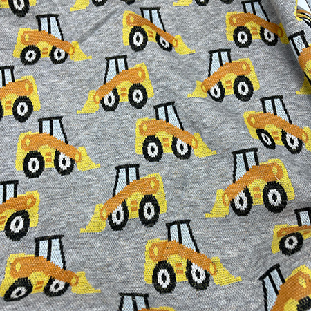 Jacquard med traktorer