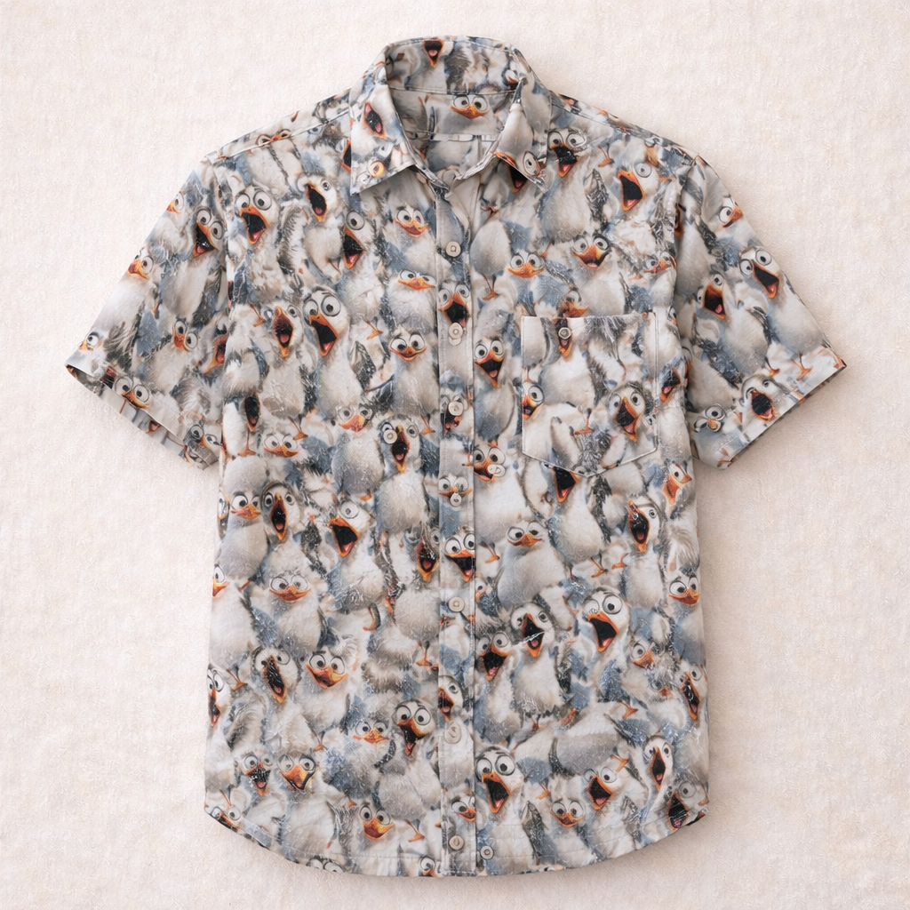 Jersey med måger (digitalprint)