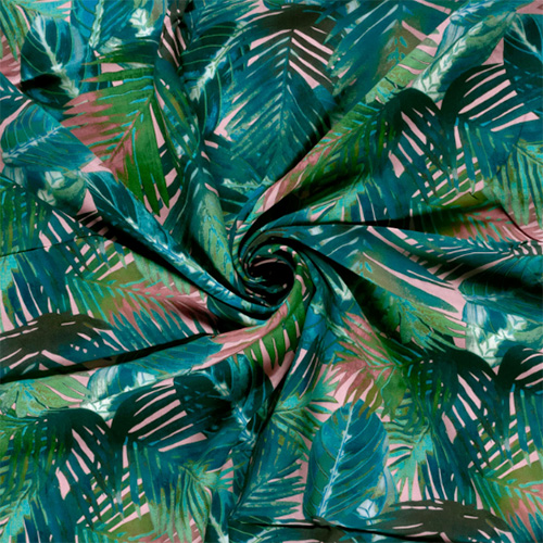 Viscose med grønne blade