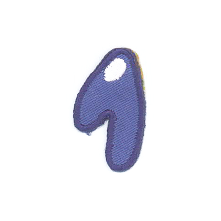 Strygemærke tal, 25x33 mm Strygemærke tal, 25x33 mm