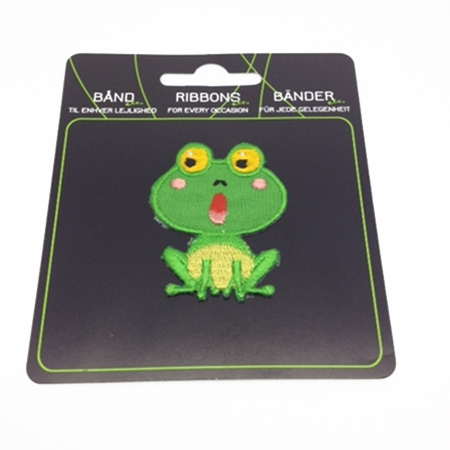 Strygemærke med frø, 40x50 mm