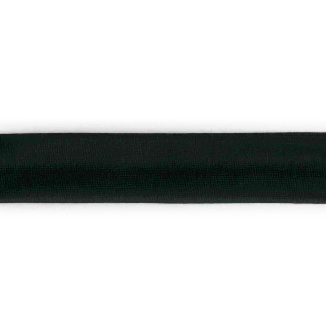 Jersey coated lige bånd, mat sort - Balsløw
