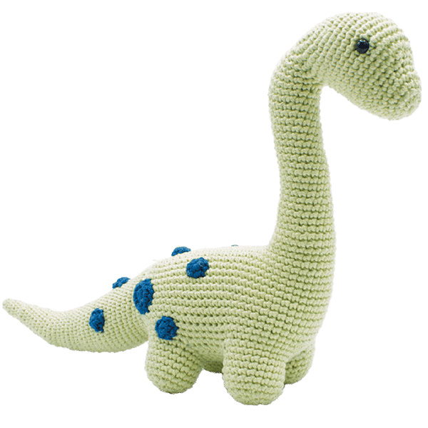 Dino Brontosaurus krea kit, hæklet