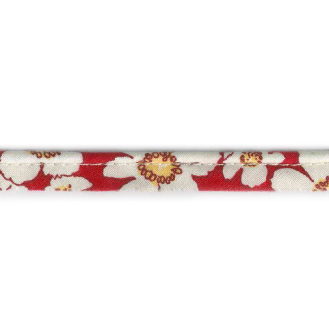 Poplin blomster, piping - Balsløw