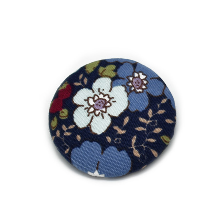 Poplin Blomster, knapper Poplin Blomster, knapper
