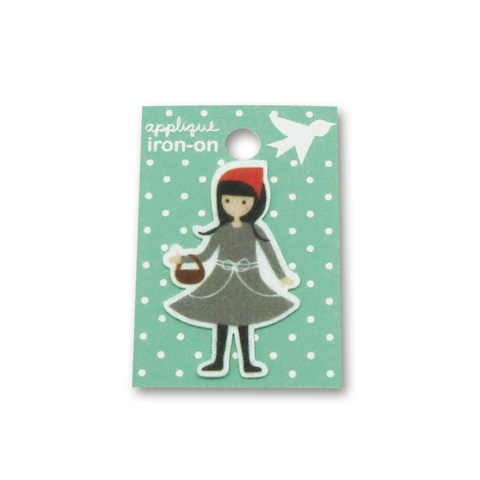 Strygemærke med pige, 32x53 mm