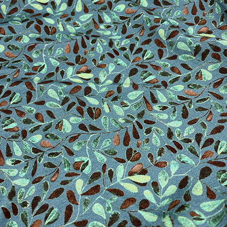 Viscose jersey med blade