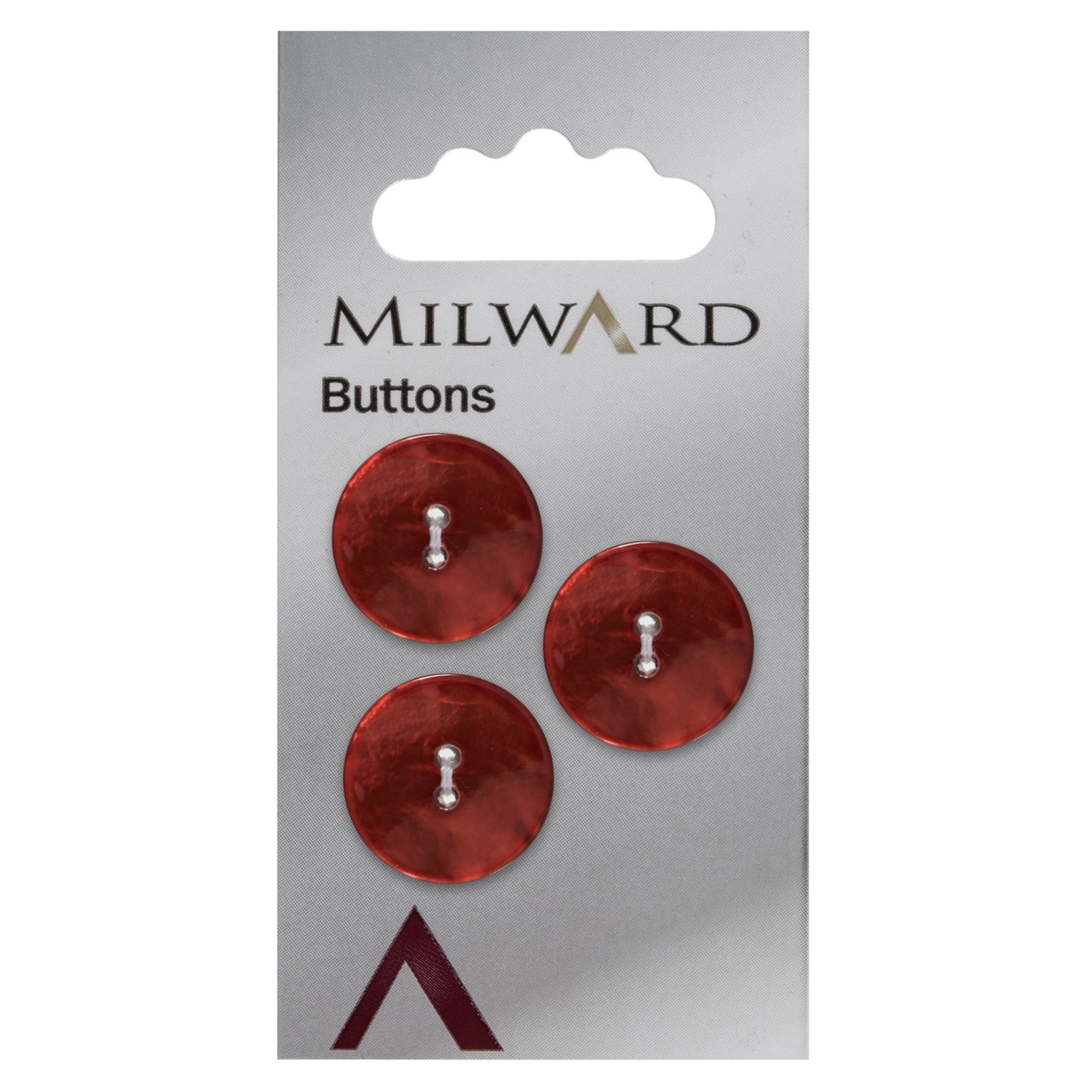 Knapper, orange, rustik, 17 mm (00375) - Balsløw