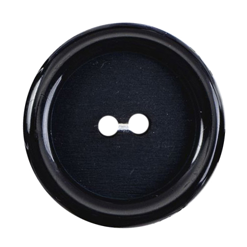 Knapper, sort, 4 huller, 27 mm (00459) - Balsløw