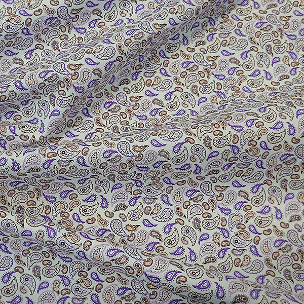 Poplin med paisley