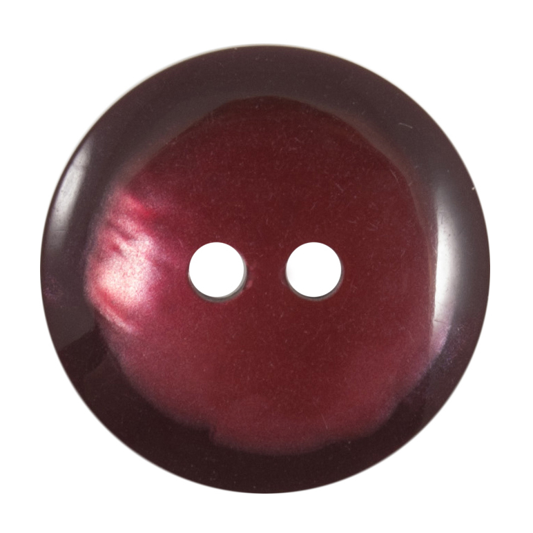 Knapper, mørkerød, rustik,19 mm (00121B)