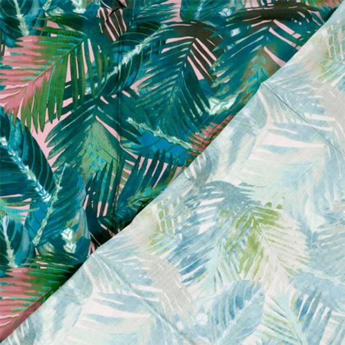 Viscose med grønne blade