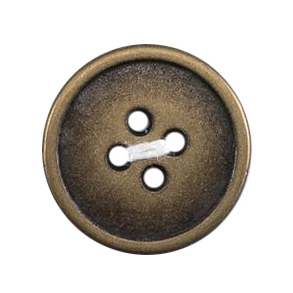 Knapper, brun, rustik, 17 mm (00279) - Balsløw