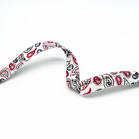 Poplin paisley piping - Balsløw