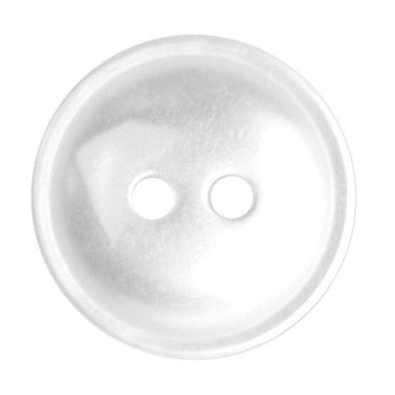 Knapper, hvid, rund, 16 mm (00042) - Balsløw