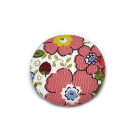 Poplin Blomster, knapper Poplin Blomster, knapper