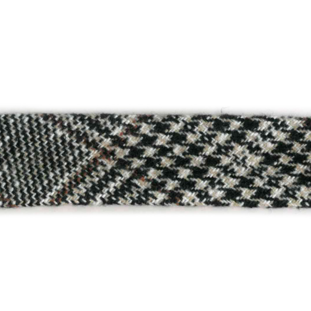 Tweed skråbånd, beige