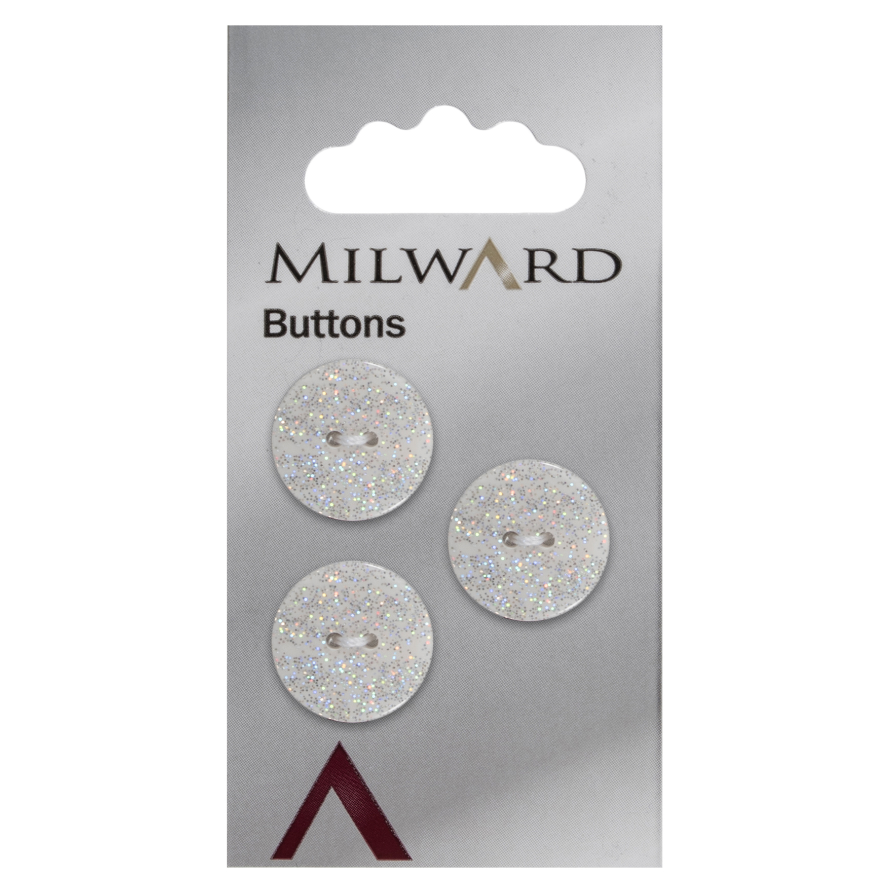Knapper, glimmer, 17 mm (00084)