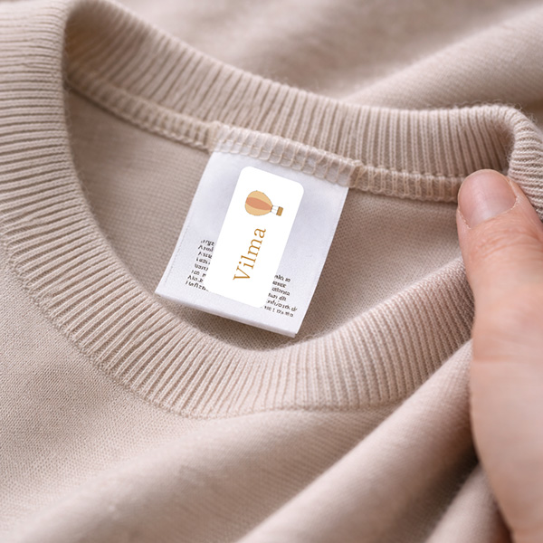 Navnelapper (etiketter), design selv, ark á 30 stk.