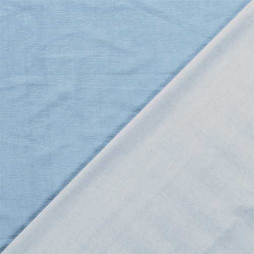 Denim jersey ensfarvet, lyseblå