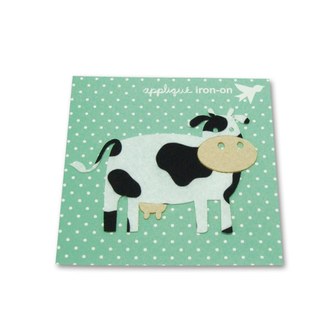 Strygemærke med ko, 99x74 mm