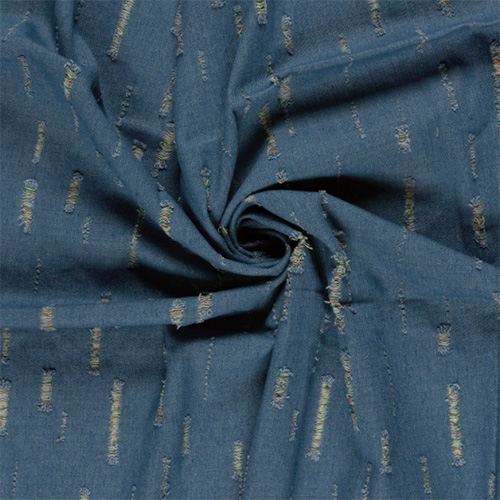 Denim med huller (vasket), lyseblå