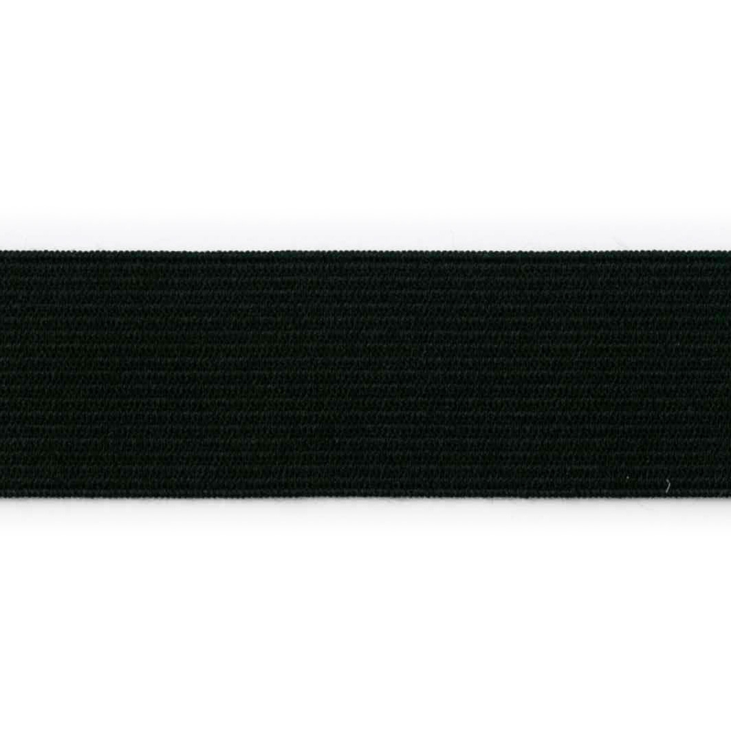 Bred elastik, 30mm, sort - Balsløw
