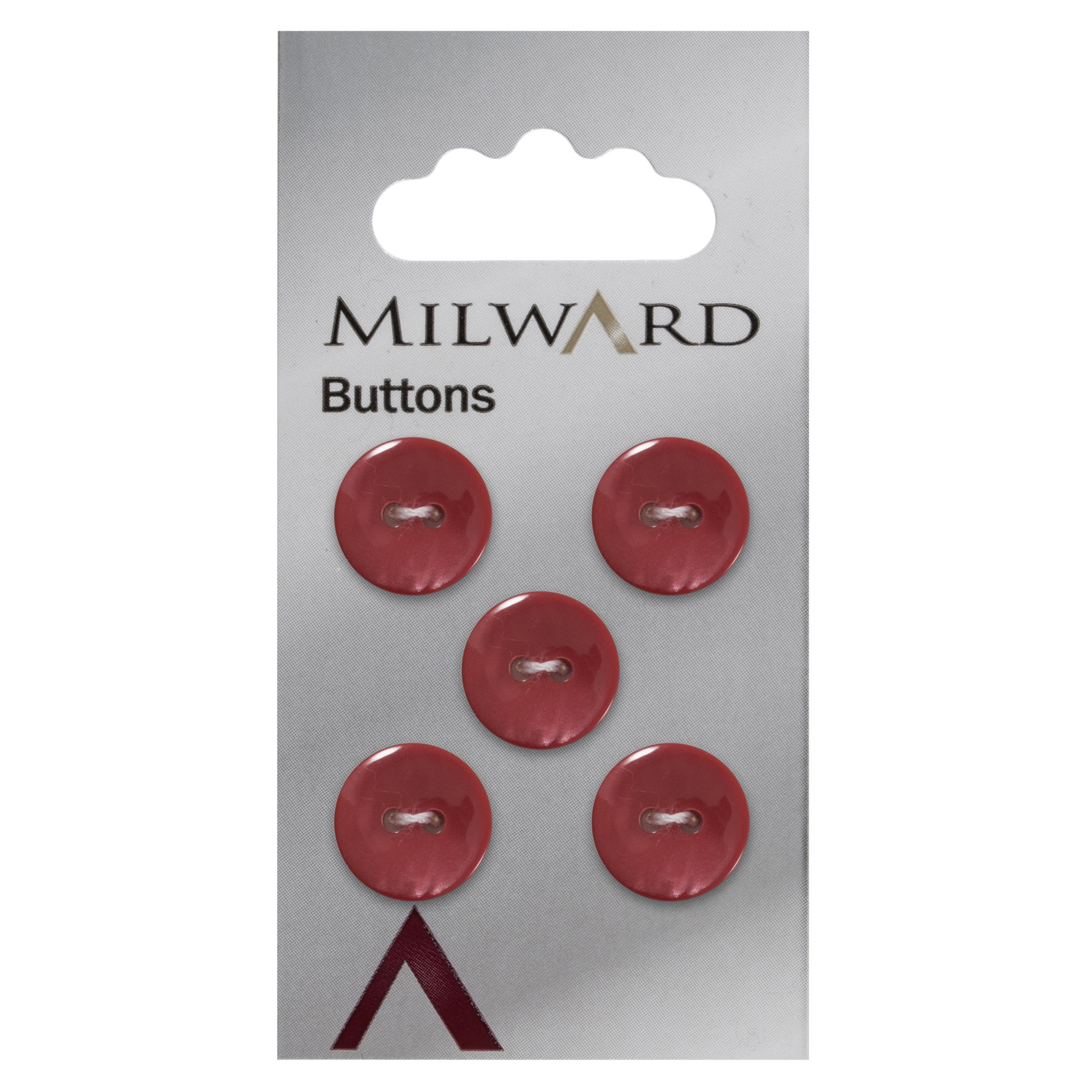 Knapper, pink, rustik, 13 mm (00381) - Balsløw