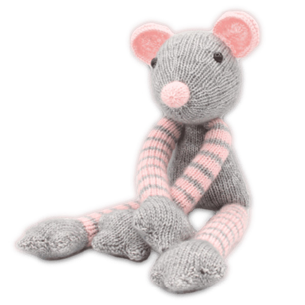 Esther Mouse krea kit, strik