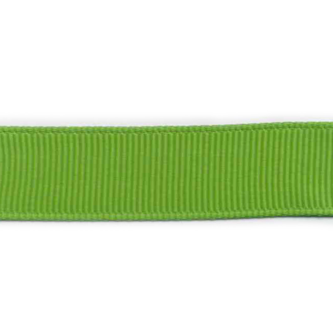 Grosgrain bånd, 15mm, grøn - Balsløw