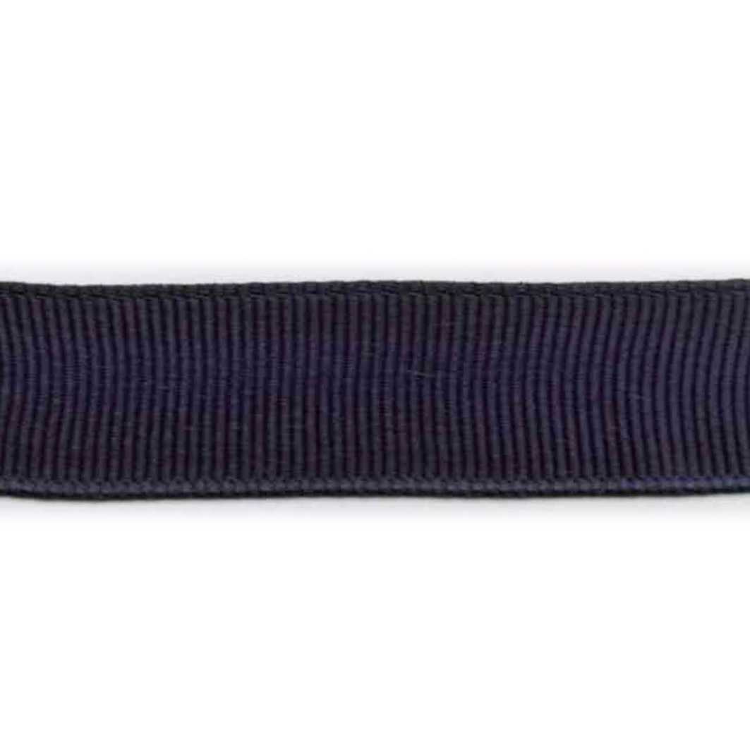 Grosgrain bånd, 25mm, navy - Balsløw