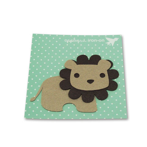 Strygemærke med løve, 102x75 mm