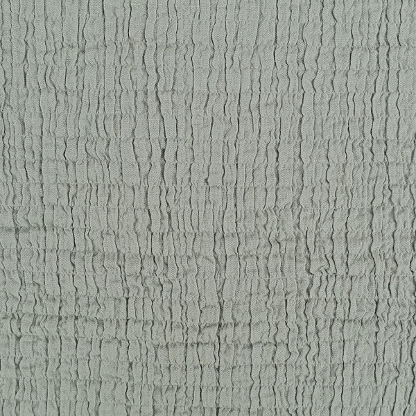 Bomuld med wrinkle, grøn