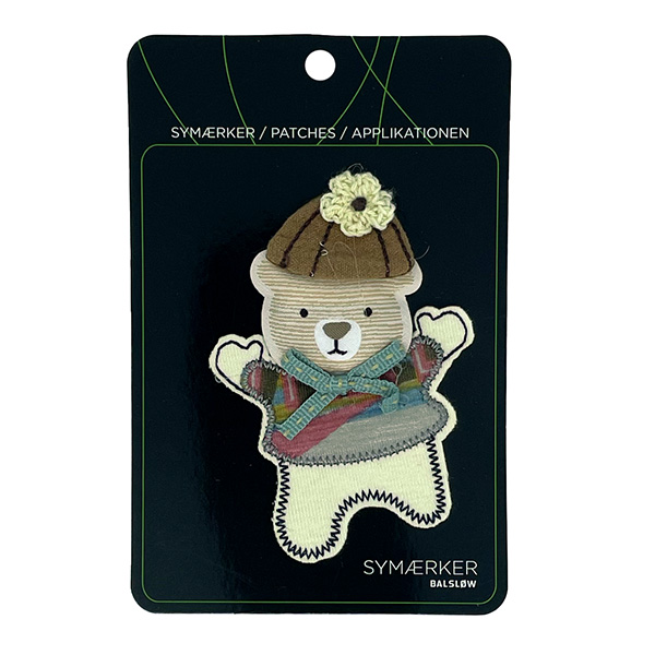 Symærke Puff m/Bjørn, 100x70 mm