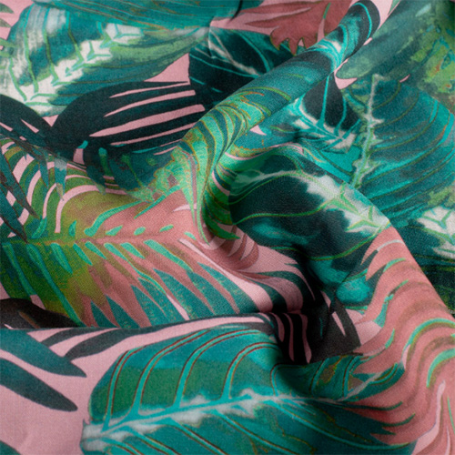 Viscose med grønne blade