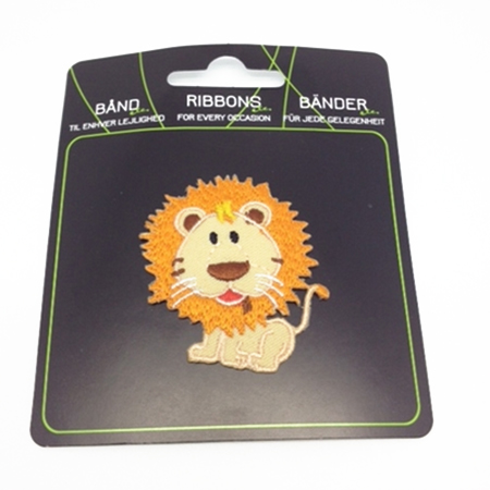 Strygemærke med løve, 48x50 mm