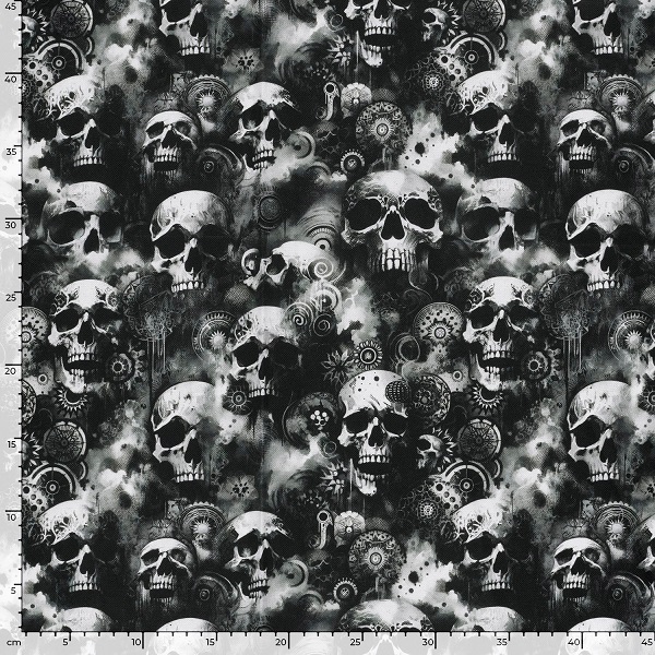 Canvas med kranier