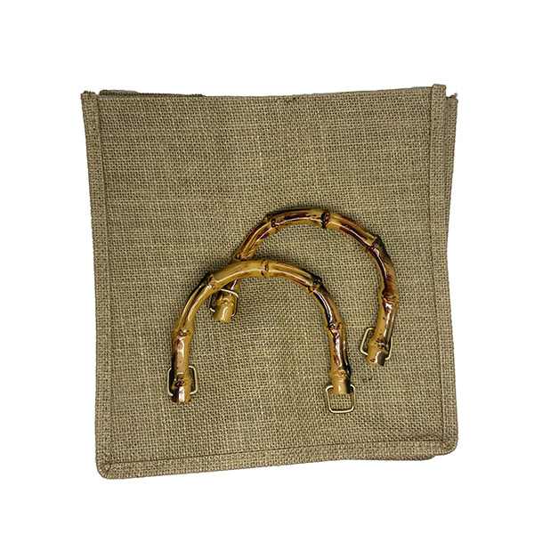 Lille hessian taske, 27x27x17 cm - Balsløw