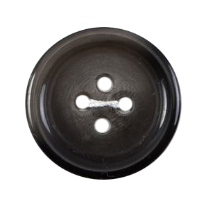 Knapper, sort, blank, 19 mm (00193) - Balsløw
